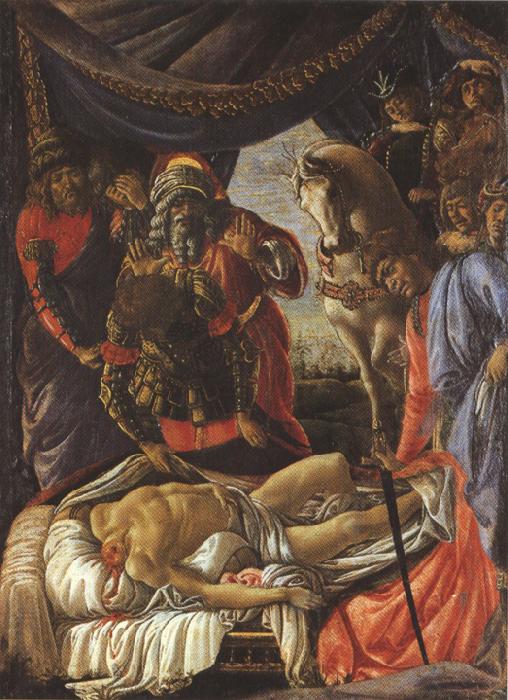 Sandro Botticelli Discovery of the Body of Holofernes (mk36) oil painting picture
